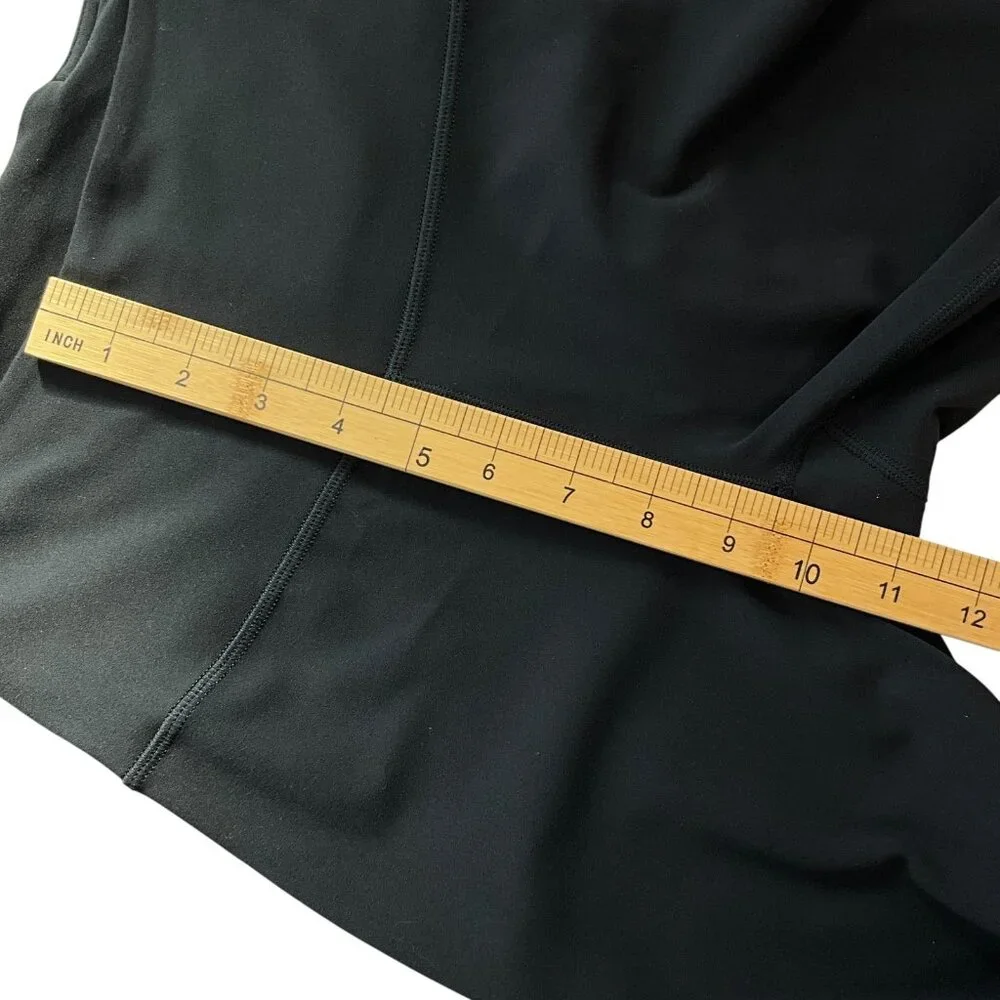 Lululemon Groove Super High Rise Crop Pants 23" Black Size 4 - Picture 8 of 10